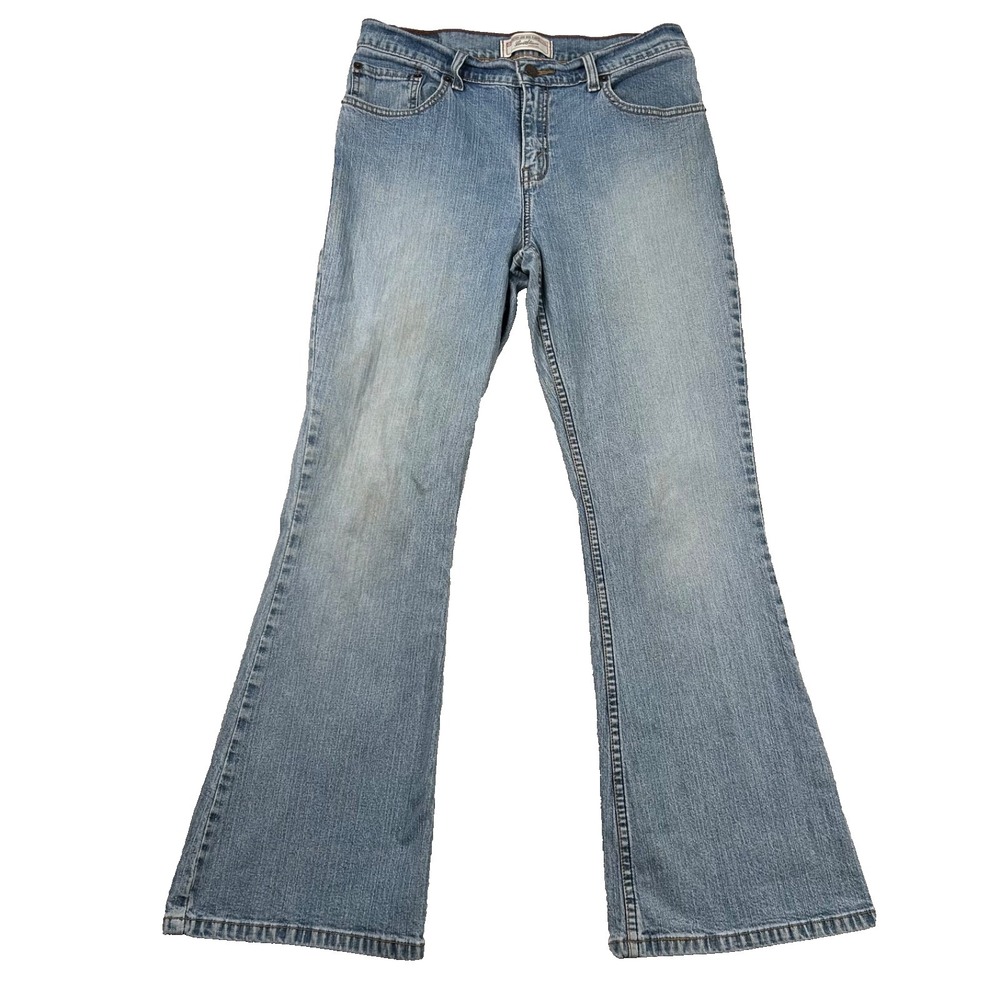 Vintage Levis Jeans Girls 16 1/2 Low Rise Flare (fits 29x29) Y2K Stretch Denim